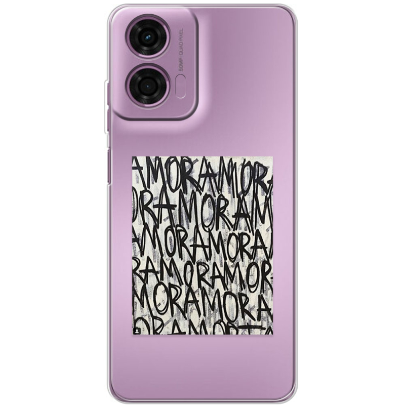 Прозрачный чехол BoxFace Motorola G04 Amor Amor