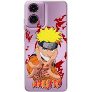 Прозрачный чехол BoxFace Motorola G04 Naruto