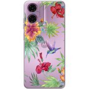 Прозрачный чехол BoxFace Motorola G04 Tropical