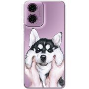 Прозрачный чехол BoxFace Motorola G04 Husky