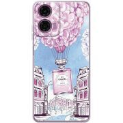 Чехол со стразами Motorola G04 Perfume bottle