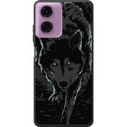 Черный чехол BoxFace Motorola G04 Wolf