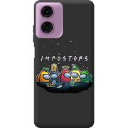 Черный чехол BoxFace Motorola G04 Among Us Impostors