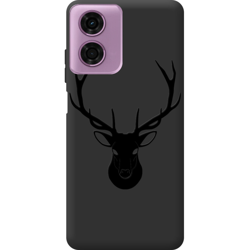 Черный чехол BoxFace Motorola G04 Deer