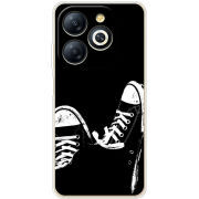 Чехол BoxFace Infinix Smart 8 Plus Black Sneakers