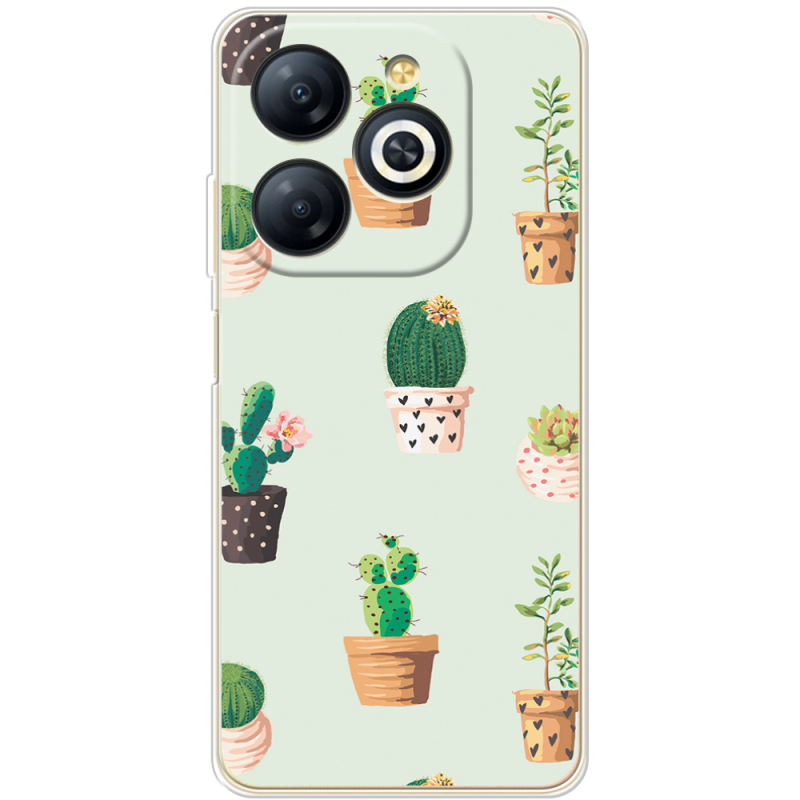 Чехол BoxFace Infinix Smart 8 Plus L-green Cacti