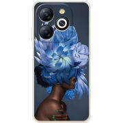 Чехол BoxFace Infinix Smart 8 Plus Exquisite Blue Flowers