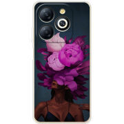 Чехол BoxFace Infinix Smart 8 Plus Exquisite Purple Flowers