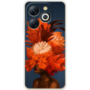 Чехол BoxFace Infinix Smart 8 Plus Exquisite Orange Flowers