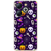 Чехол BoxFace Infinix Smart 8 Plus Halloween Purple Mood