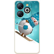 Чехол BoxFace Infinix Smart 8 Plus Skier Snowman