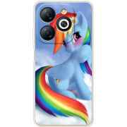 Чехол BoxFace Infinix Smart 8 Plus My Little Pony Rainbow Dash