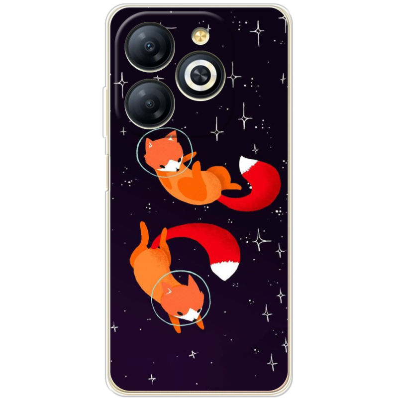 Чехол BoxFace Infinix Smart 8 Plus Fox-Astronauts