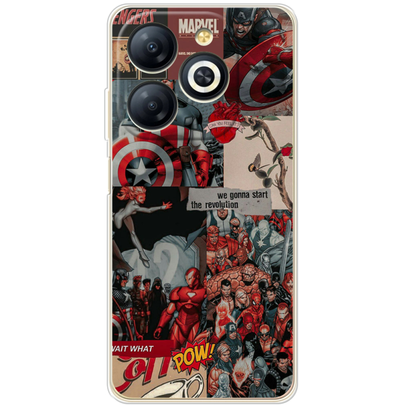 Чехол BoxFace Infinix Smart 8 Plus Marvel Avengers