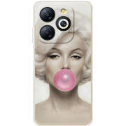 Чехол BoxFace Infinix Smart 8 Plus Marilyn Monroe Bubble Gum