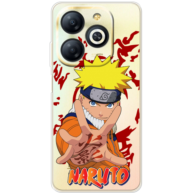 Прозрачный чехол BoxFace Infinix Smart 8 Plus Naruto