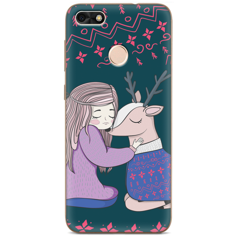 Чехол Uprint Huawei Nova Lite 2017 Girl and deer