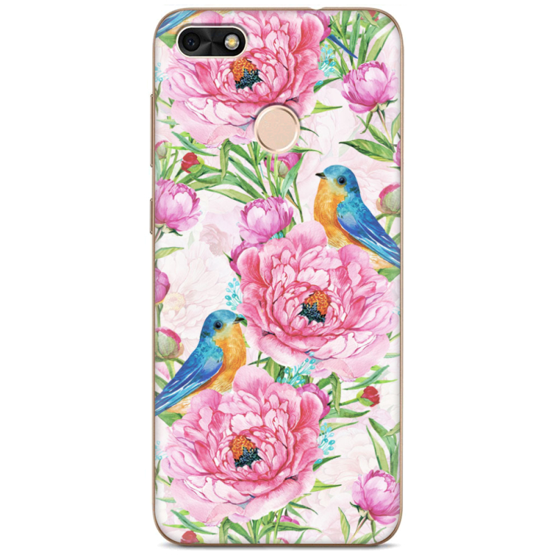 Чехол Uprint Huawei Nova Lite 2017 Birds and Flowers