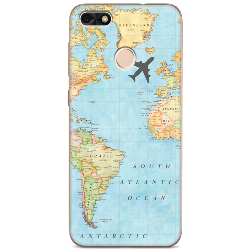 Чехол Uprint Huawei Nova Lite 2017 Карта