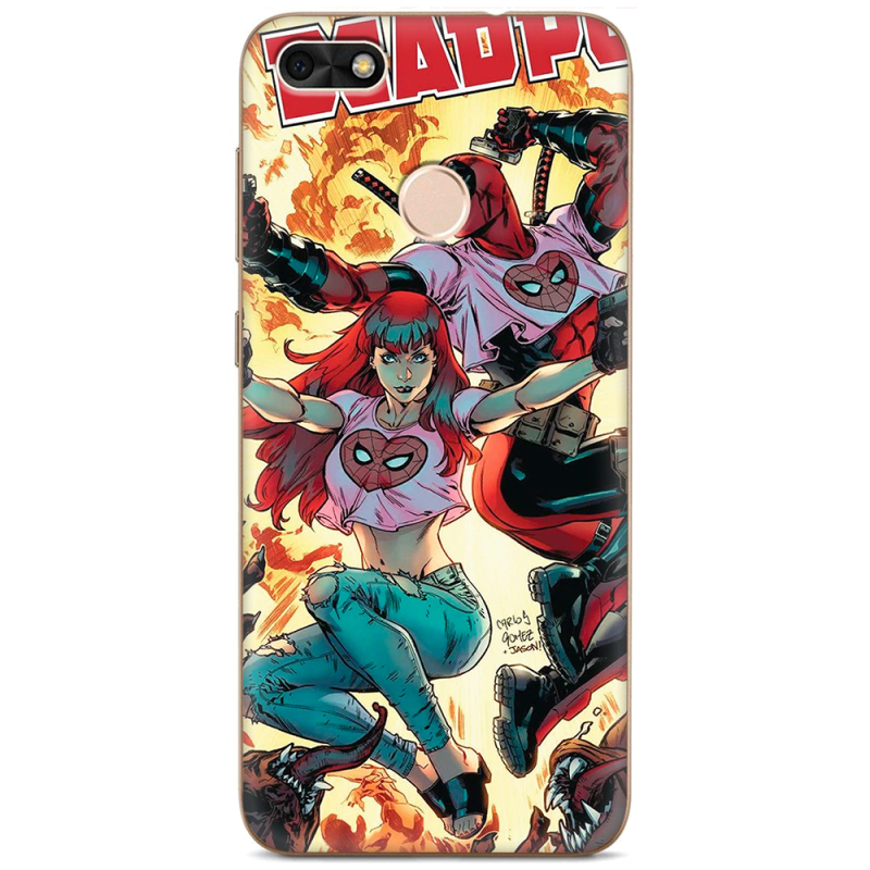 Чехол Uprint Huawei Nova Lite 2017 Deadpool and Mary Jane
