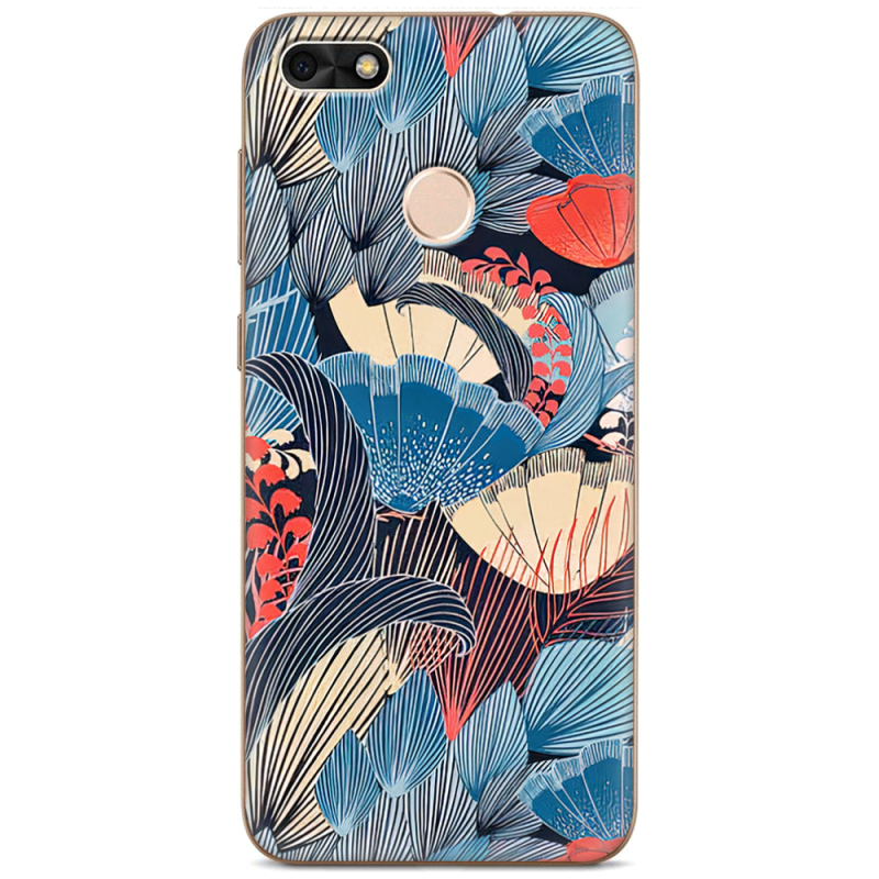 Чехол Uprint Huawei Nova Lite 2017 Blue Herb