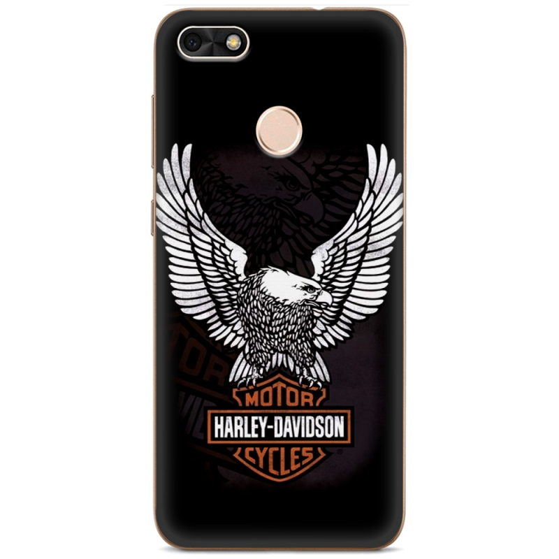 Чехол Uprint Huawei Nova Lite 2017 Harley Davidson and eagle