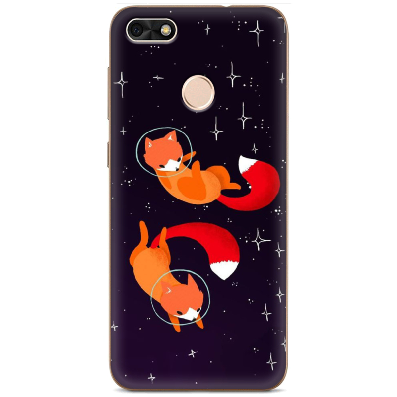 Чехол Uprint Huawei Nova Lite 2017 Fox-Astronauts