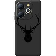 Черный чехол BoxFace Infinix Smart 8 Plus Deer