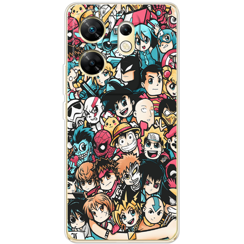 Чехол BoxFace Infinix Zero 30 4G Anime Stickers