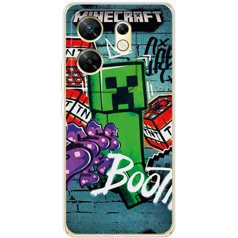 Чехол BoxFace Infinix Zero 30 4G Minecraft Graffiti