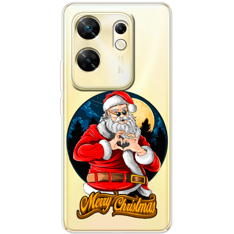 Прозрачный чехол BoxFace Infinix Zero 30 4G Cool Santa