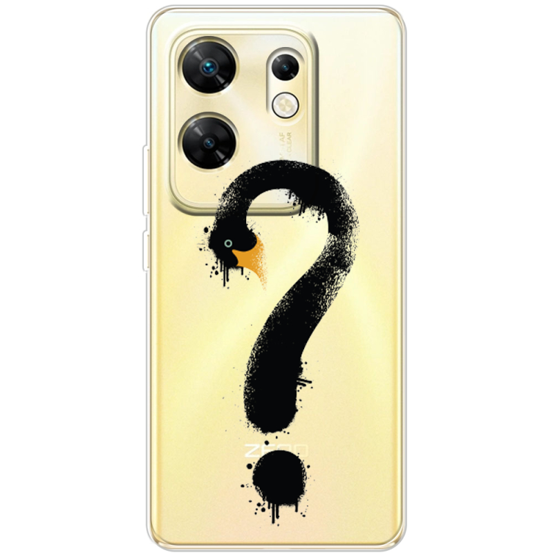Прозрачный чехол BoxFace Infinix Zero 30 4G Swan question