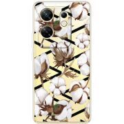 Прозрачный чехол BoxFace Infinix Zero 30 4G Cotton flowers