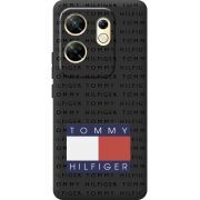 Черный чехол BoxFace Infinix Zero 30 4G Tommy Print