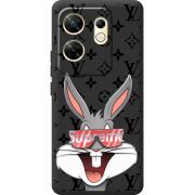 Черный чехол BoxFace Infinix Zero 30 4G looney bunny