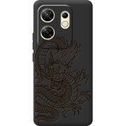 Черный чехол BoxFace Infinix Zero 30 4G Chinese Dragon