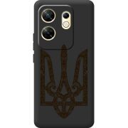 Черный чехол BoxFace Infinix Zero 30 4G Ukrainian Trident