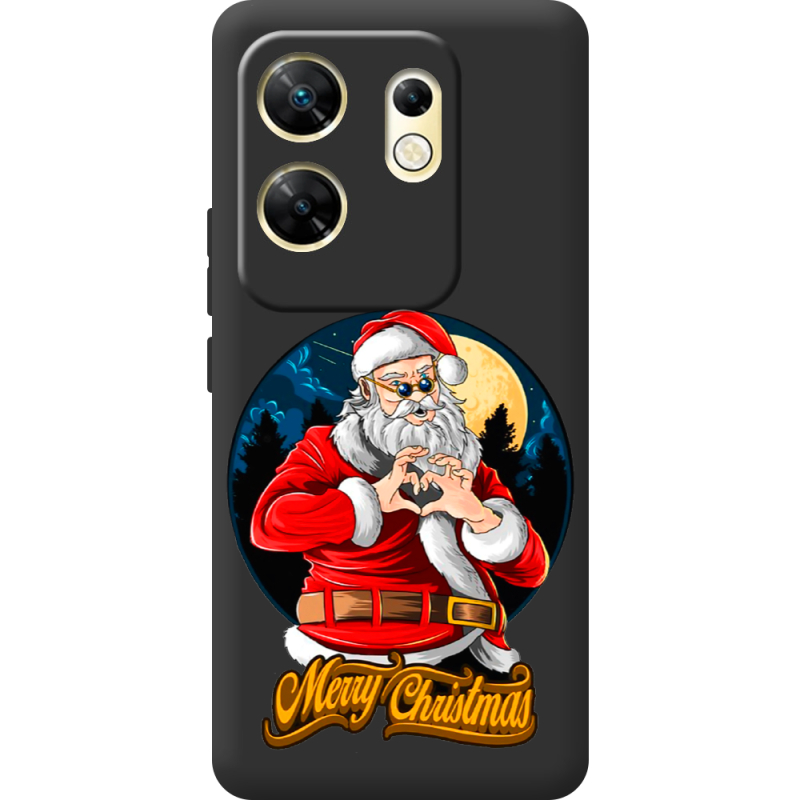 Черный чехол BoxFace Infinix Zero 30 4G Cool Santa