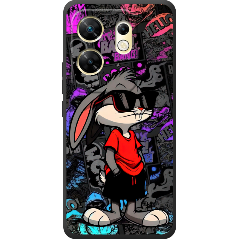 Черный чехол BoxFace Infinix Zero 30 4G Малий вухань