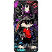 Черный чехол BoxFace Infinix Zero 30 4G Малий вухань