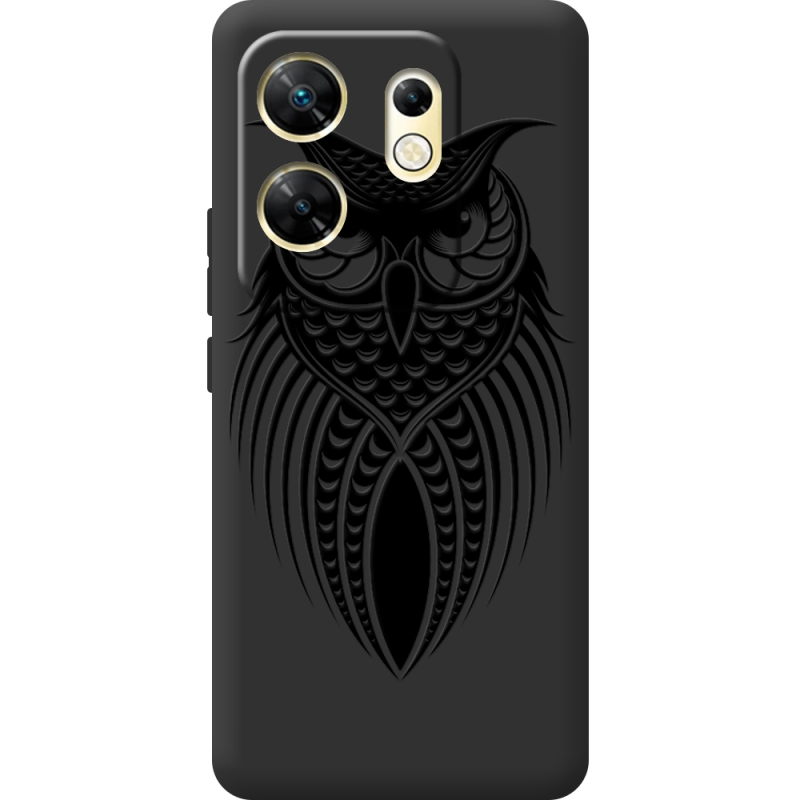 Черный чехол BoxFace Infinix Zero 30 4G Owl