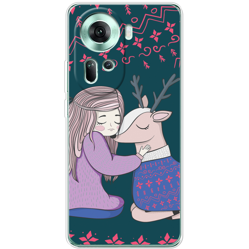 Чехол BoxFace OPPO Reno 11 5G Girl and deer