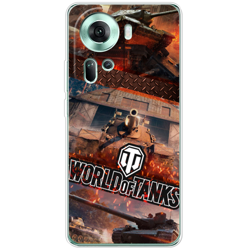 Чехол BoxFace OPPO Reno 11 5G World Of Tanks