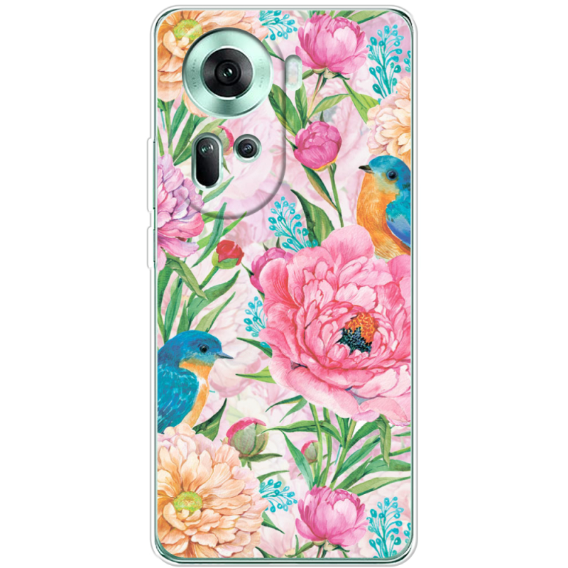 Чехол BoxFace OPPO Reno 11 5G Birds in Flowers