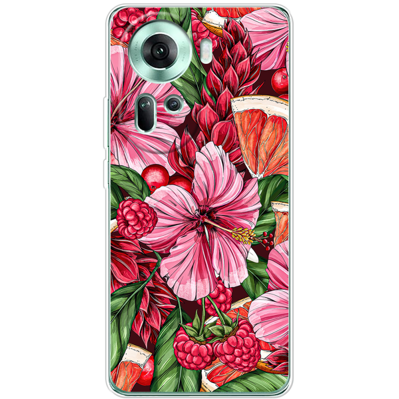 Чехол BoxFace OPPO Reno 11 5G Tropical Flowers