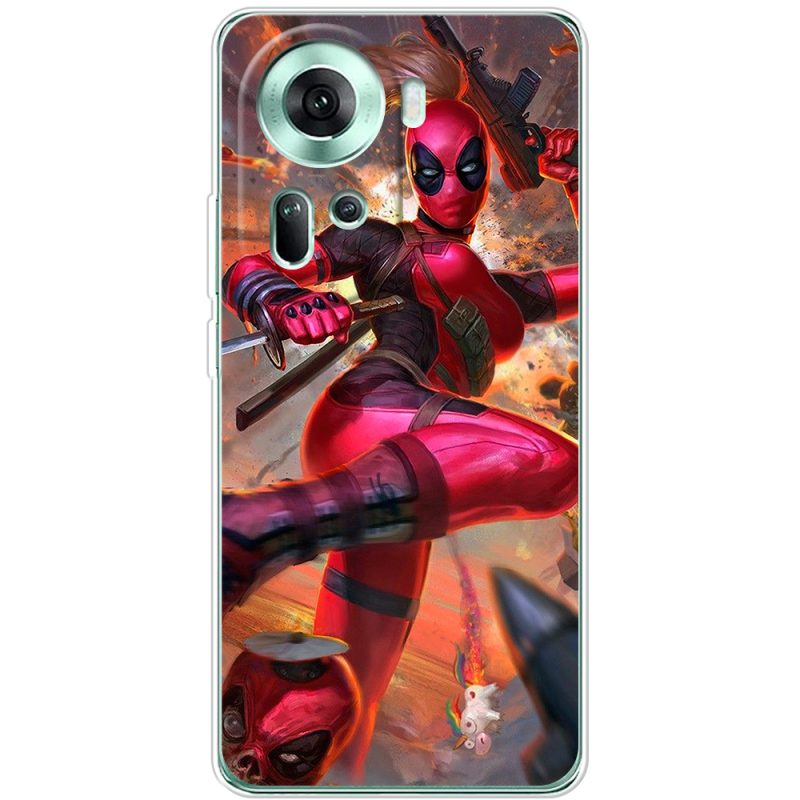 Чехол BoxFace OPPO Reno 11 5G Woman Deadpool