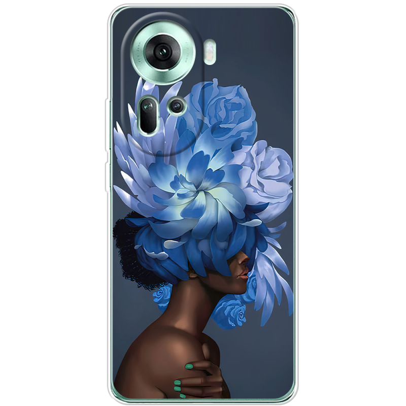 Чехол BoxFace OPPO Reno 11 5G Exquisite Blue Flowers