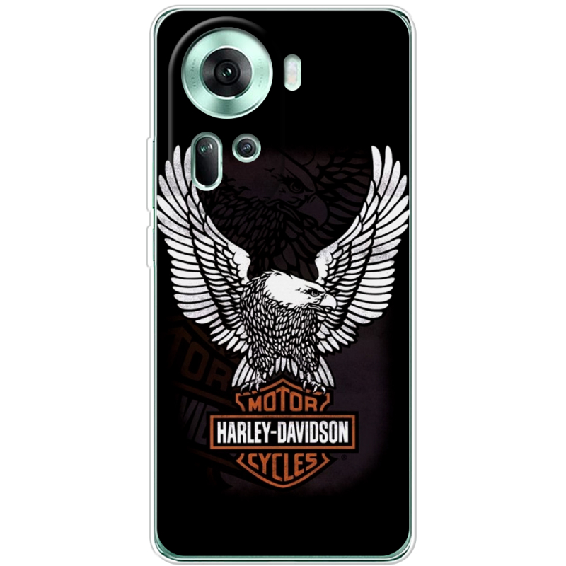 Чехол BoxFace OPPO Reno 11 5G Harley Davidson and eagle