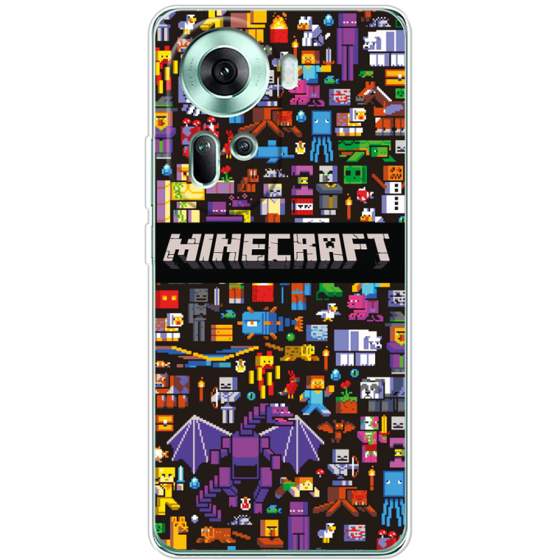 Чехол BoxFace OPPO Reno 11 5G Minecraft Mobbery