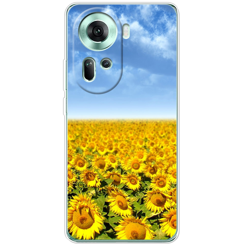 Чехол BoxFace OPPO Reno 11 5G Подсолнухи